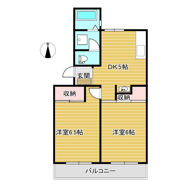 メゾン大里の間取り