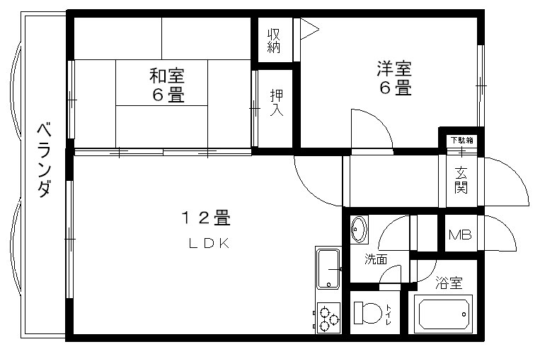 HAPPYマンションの間取り