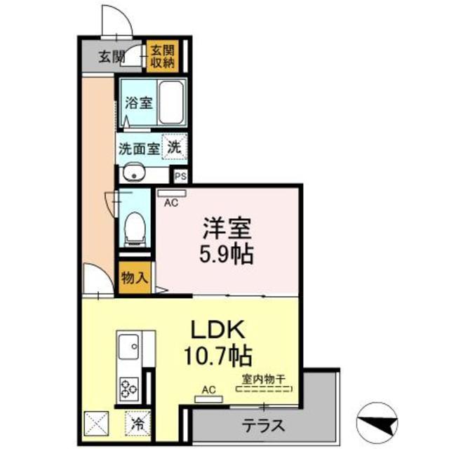 エクセリア上鷺宮IIの間取り