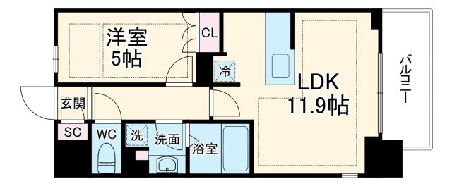 ミレーネ稲毛海岸の間取り