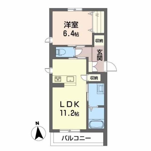 カーサキララの間取り