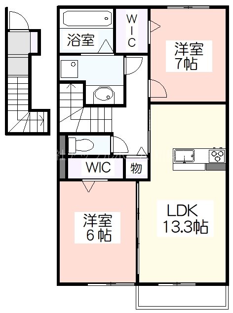 CASA　R&K-1の間取り