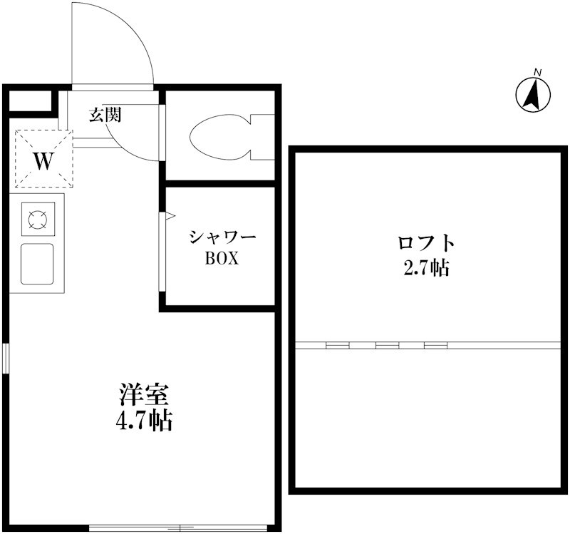 グラード南阿佐ヶ谷201の間取り