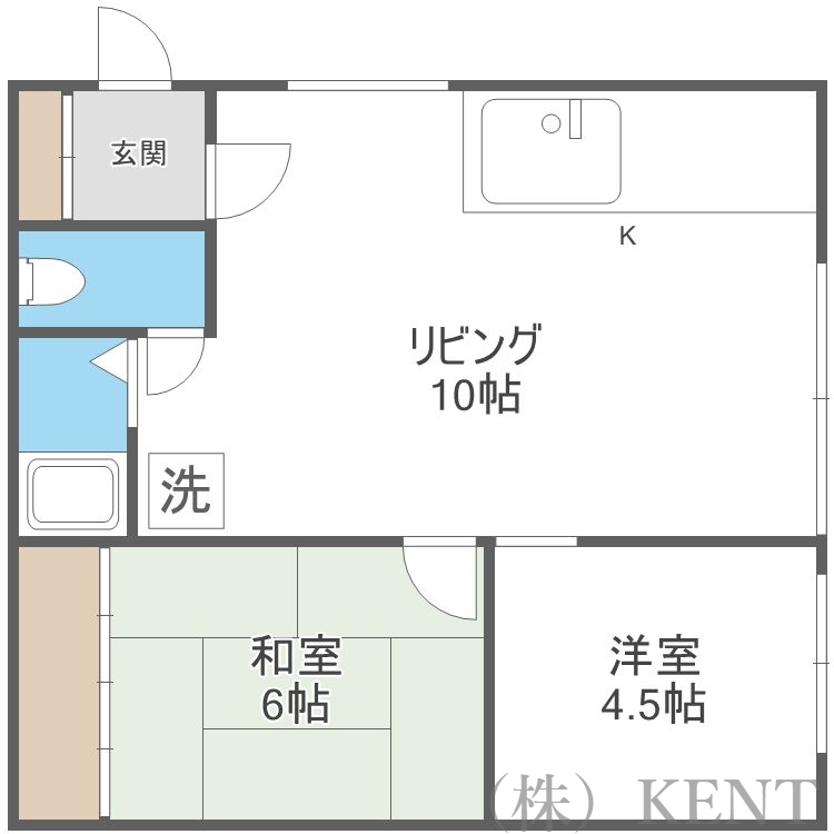 金太郎マンションの間取り