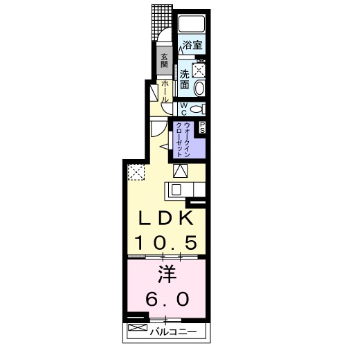 プロムナードIIの間取り