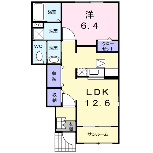 ラッフィナートの間取り