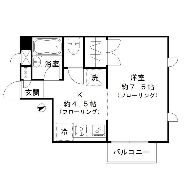 ジュネス若林の間取り