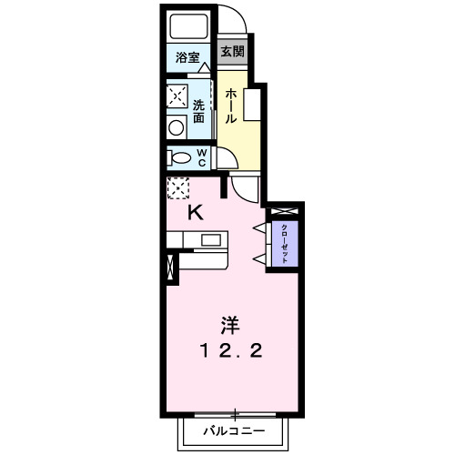 東海市加木屋町のアパートの間取り