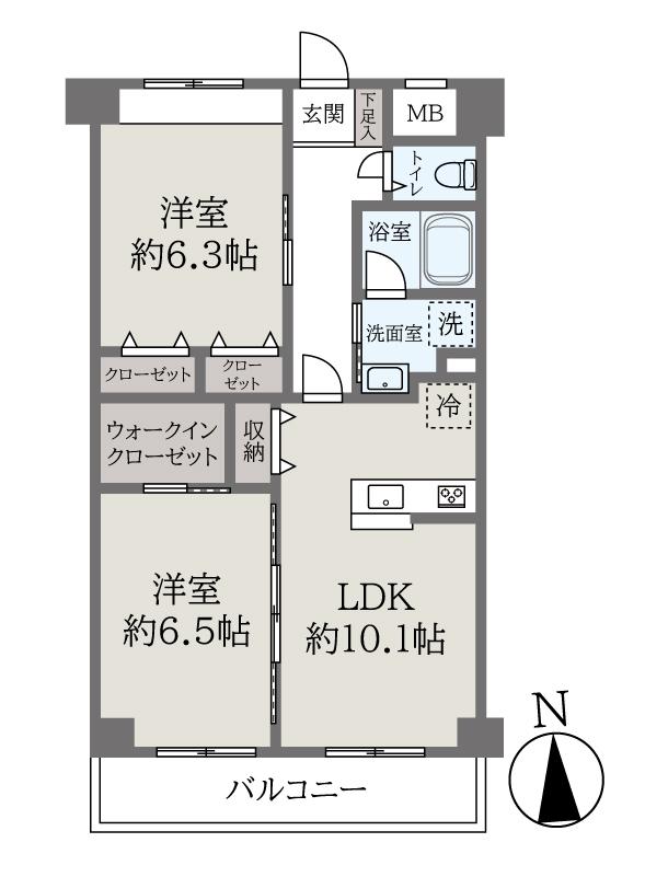 Ｌａ・ｐａｃｅ　Ａｋｉｙａｍａの間取り