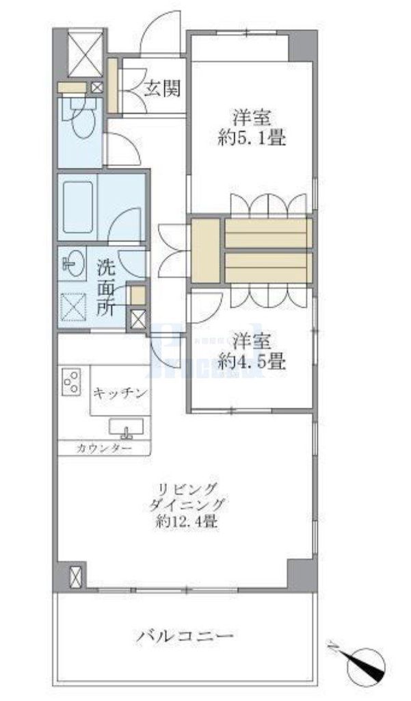 プレミアコート桜台の間取り