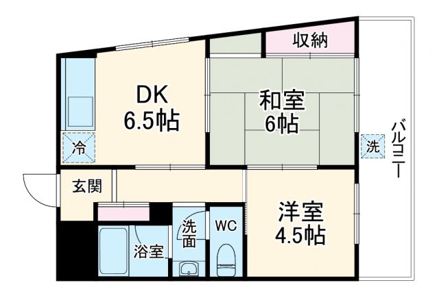 名古屋市昭和区白金のマンションの間取り