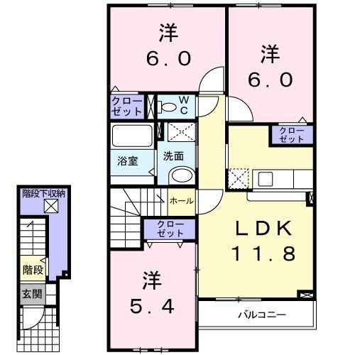 ピーチリーフの間取り