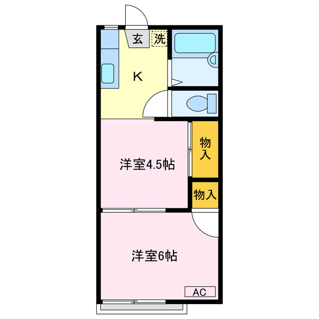 フォレスト西浦の間取り