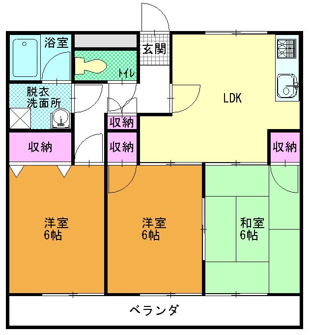 ブライトン上原の間取り