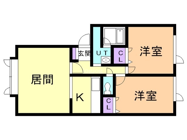 チロル・Vの間取り