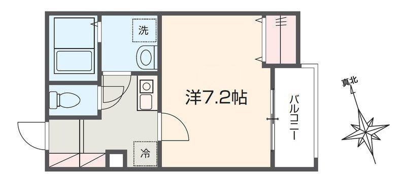 所沢市大字山口のアパートの間取り