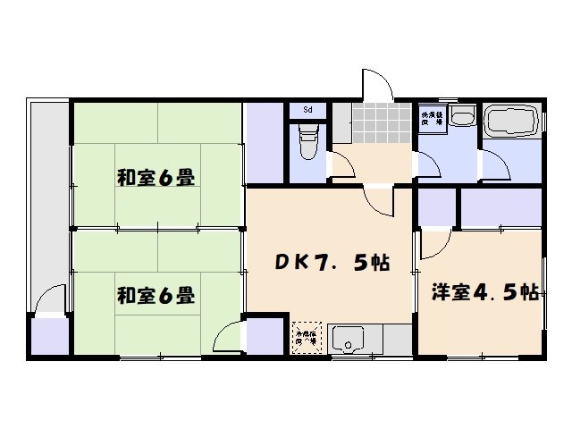 佐々木ハイツの間取り