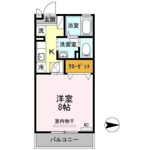 ベルシャトル　B棟の間取り