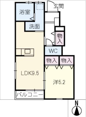 チッタ大野町の間取り