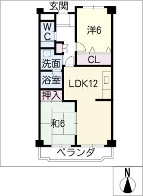 カサ・ヴェルディの間取り