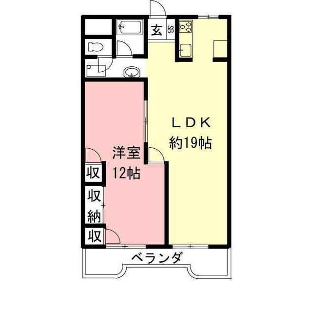 ホワイトマンションの間取り