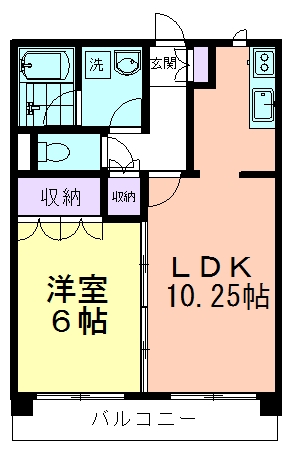 クレスト久米川の間取り