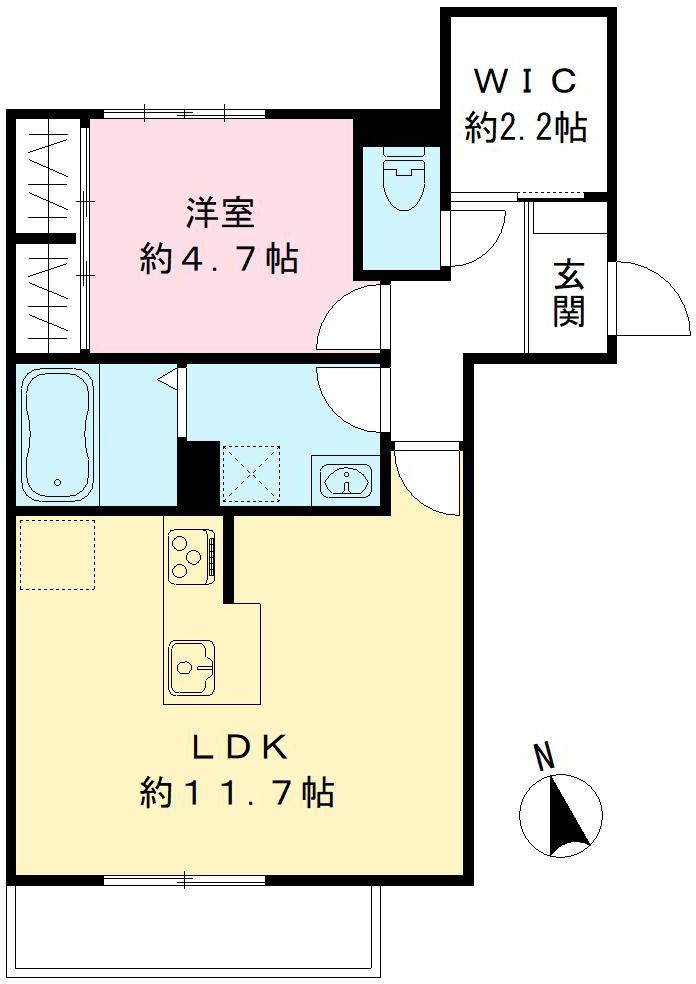 ユアメゾン北一色の間取り