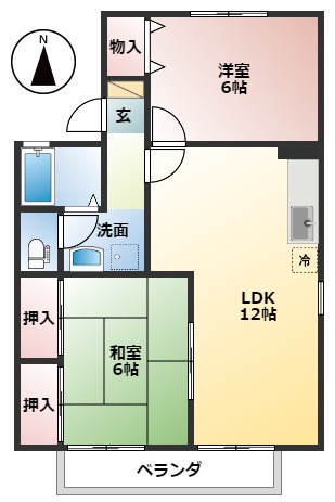 フォルビテッツァ赤坂の間取り