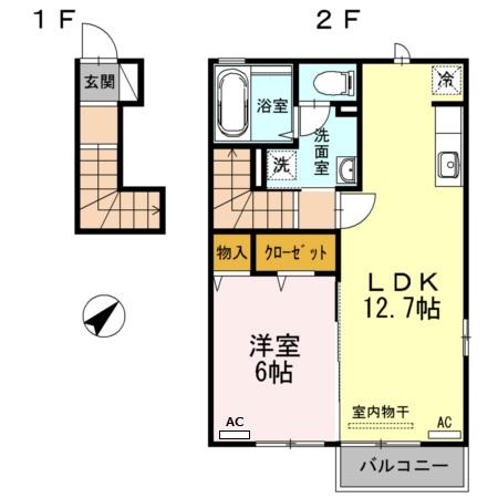 リヴェールの間取り