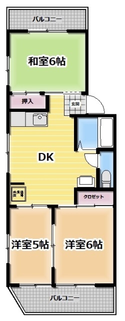 栄光マンションの間取り