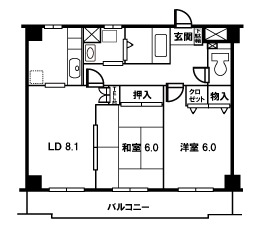 メゾン　ド　クレールの間取り