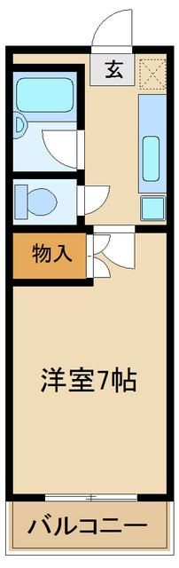 伊勢原市桜台のマンションの間取り