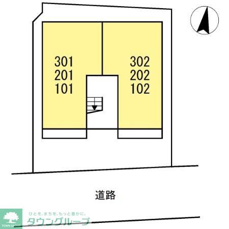 【茅ヶ崎市中海岸のアパートのその他共有部分】