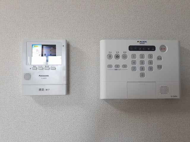 セキュリティ　モニター付インターホン、ホームセキュリティー