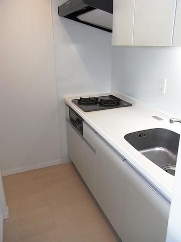 キッチン　２口ガスシステムＫ（魚焼グリル付き）