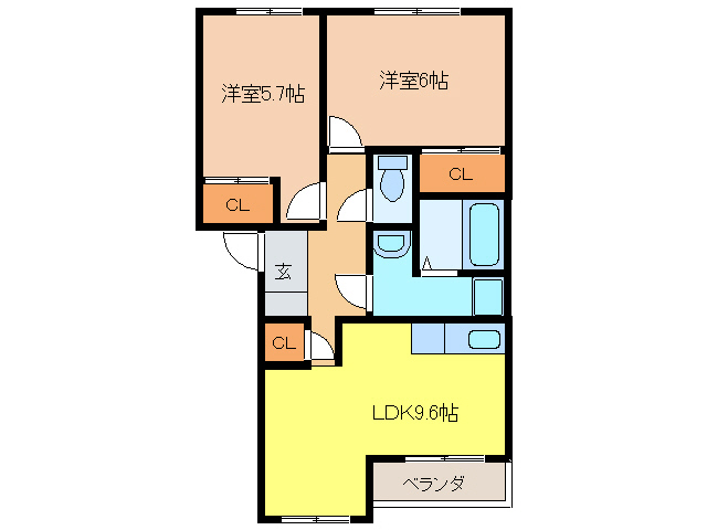プレッソ　リーバの間取り