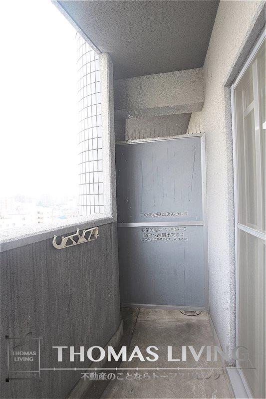 バルコニー　日当たり良好のバルコニーです。
