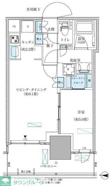 パークアクシス西大島コンフォートスクエアの間取り写真