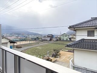 【広島市安佐北区亀山のアパートの眺望】