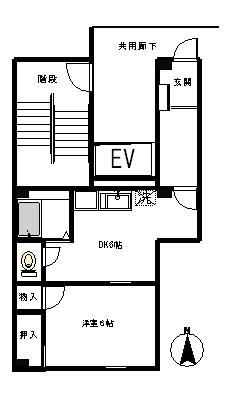 横浜市都筑区池辺町のマンションの間取り