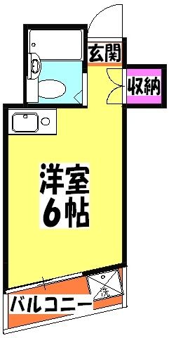 足立区西新井栄町のマンションの間取り