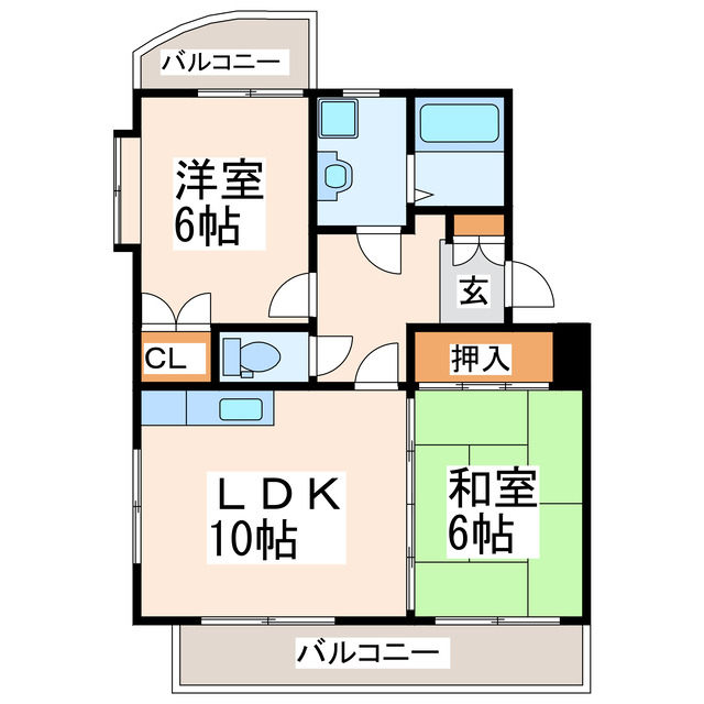 エバンジェルの間取り