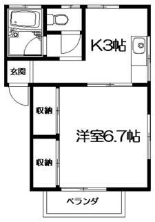 シティハウスエミの間取り