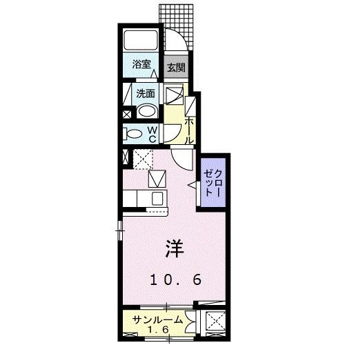 レジデンス　宝町の間取り