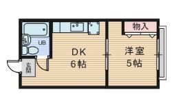 シャンティー今谷の間取り