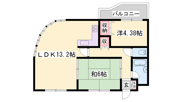 ロイヤルルベールの間取り