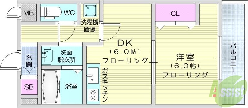 サント・ネージュの間取り