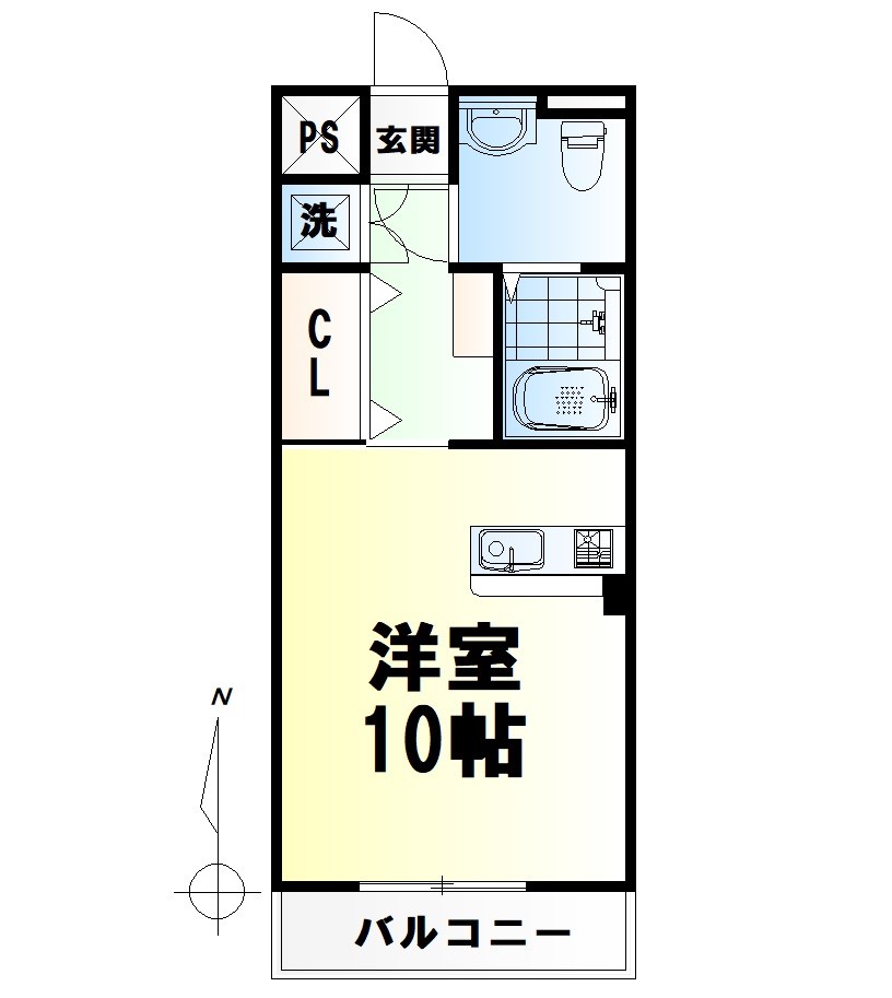 仙台市泉区泉中央のマンションの間取り