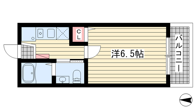 創土ハイツの間取り