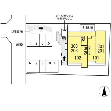 【名古屋市中村区八社のアパートのその他】